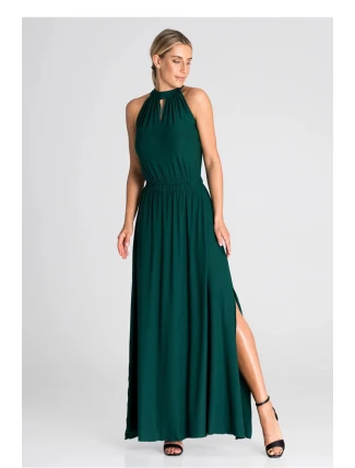 Dámske spoločenské šaty M945 zelené - Figl Dámske spoločenské šaty M945 zelené - Figl