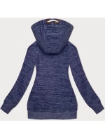 Fleecová mikina bez gombíkov navy blue melange (2310) Fleecová mikina bez gombíkov navy blue melange (2310)