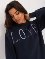 Mikina D10606BA02565C tmavomodrá