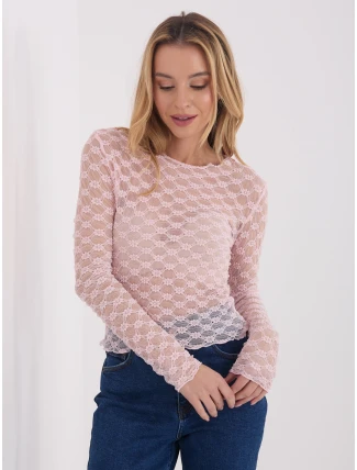 Blúzka PM BZ SF127.75 svetlo ružová