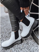 Dámske čižmy s vysokou podrážkou STEPBACK white FashionStreet ZY0495