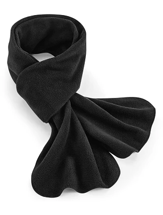 Beechfield B 293R Fleecový šál „Recycled“ 53.293R čierny