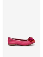 Kožené baletné topánky Maciejka P6801-15 Fuchsia