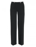 K114 Klasické nohavice s rovnými nohavicami - čierne K114 Klasické nohavice s rovnými nohavicami - čierne