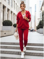 Dámska tepláková súprava AMILIA PREMIUM červená FashionStreet AY0742