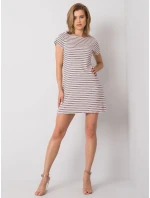 Šaty TW SK G 076.81P biela a červená