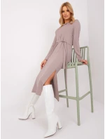 LK SK 509447 šaty.75P tmavo lila