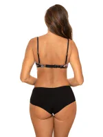 Dámske dvojdielne plavky Lila M-704 (4) čierna-potlač - Marko Dámske dvojdielne plavky Lila M-704 (4) čierna-potlač - Marko