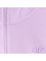 Dámska fleecová mikina 4FWAW25UFLEF069 52S lilac - 4F Dámska fleecová mikina 4FWAW25UFLEF069 52S lilac - 4F