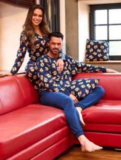 Cornette pyžamo 457/293 Teddy 6 dĺžka/r Vianoce S-2XL pánske