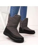 Nepremokavé snehové topánky NEWS W EVE309B šedé Nepremokavé snehové topánky NEWS W EVE309B šedé
