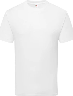 Tričko Fruit of the Loom Pure Cotton T z hrubej bio bavlny 16.1362, biele