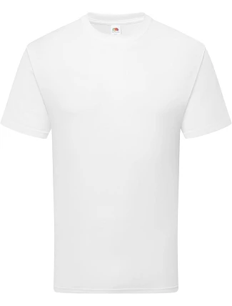 Tričko Fruit of the Loom Pure Cotton T z hrubej bio bavlny 16.1362, biele Tričko Fruit of the Loom Pure Cotton T z hrubej bio bavlny 16.1362, biele