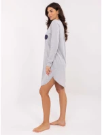 DU KN nočná košeľa FP 102.59 sivá DU KN nočná košeľa FP 102.59 sivá