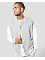 Kariban K 497 Unisexová mikina „Teddy“ 20.K497 oxford grey/black Kariban K 497 Unisexová mikina „Teddy“ 20.K497 oxford grey/black