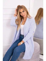 Sveter s netopierími rukávmi modrý