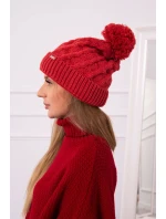 Fleecová čiapka Wanda K281 červená