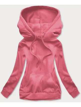 Cukrovo ružová dámska tepláková mikina (W02-58)