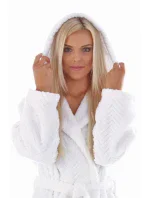 Dámsky župan Athena s kapucňou 3116 white - Vestis Dámsky župan Athena s kapucňou 3116 white - Vestis