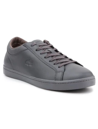 Pánske topánky Straightset 4 Srm Gry Leather M 30SRM4015 - Lacoste Pánske topánky Straightset 4 Srm Gry Leather M 30SRM4015 - Lacoste