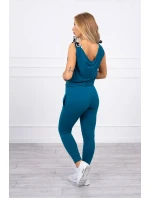 Nohavice/oblek s nápisom selfie marine Nohavice/oblek s nápisom selfie marine