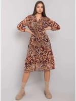 Šaty EM SK 2910 4.97 svetlo hnedá