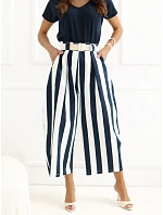 IT nohavice SP 976981.30 tmavo modré a biele