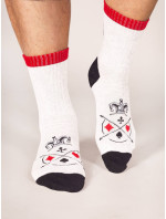 Yoclub Pánske bavlnené ponožky 3-Pack SKA-0070F-AA00 White