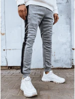 Pánske sivé tepláky FashionStreet UX4196