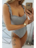 Body bez ramienok šedej Body bez ramienok šedej
