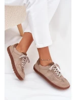 Dámske kožené tenisky Barefoot Zazoo N1277S2 Beige Dámske kožené tenisky Barefoot Zazoo N1277S2 Beige