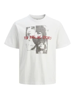 Tričko Jack&Jones Rolling Stones JPRBLUSTONES SS TEE 12284292 WHITE