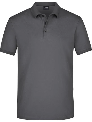 Daiber JN 710 Pánske elastické polo tričko z piké 02.0710 grafitová Daiber JN 710 Pánske elastické polo tričko z piké 02.0710 grafitová