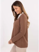 Blúzka LK BZ 510124.93 svetlohnedá