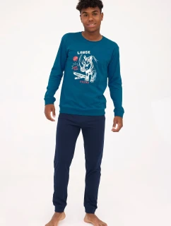 Cornette F&Y Chlapčenské pyžamo 999/52 Rhino long/r 164-182