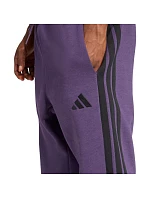 Pánske tričko adidas Essentials 3-Stripes Fleece purple JX0750