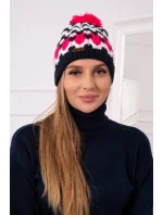 Dámska čiapka Laila K283 navy blue