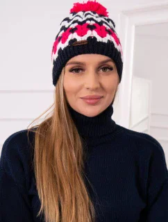 Dámska čiapka Laila K283 navy blue
