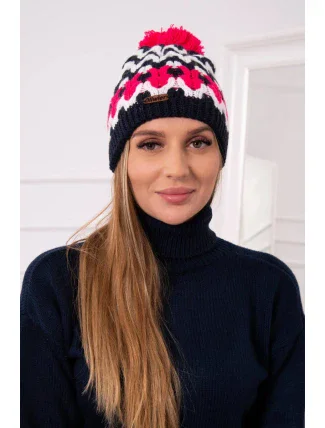 Dámska čiapka Laila K283 navy blue