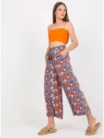 Dámske nohavice D73781M62237A hnedé - Sublevel