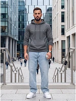Pánska mikina s kapucňou a potlačou ORIGINALS, tmavošedá, FashionStreet NX5151BX Pánska mikina s kapucňou a potlačou ORIGINALS, tmavošedá, FashionStreet NX5151BX