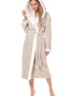 Dlhý dámsky župan L&L 9145 Hft 4XL