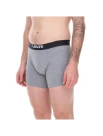 Pánske 3-pakové šedé bavlnené boxerky Levi's