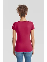 Fruit of the Loom Lady-Fit Iconic 195 T Dámske tričko z hrubej bavlny 16.1424 heather grey Fruit of the Loom Lady-Fit Iconic 195 T Dámske tričko z hrubej bavlny 16.1424 heather grey