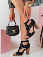 Dámske sandále ELENORA black FashionStreet ZY0809 Dámske sandále ELENORA black FashionStreet ZY0809