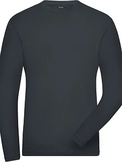 Daiber JN 1804 Pánske elastické pracovné tričko – Solid 02.1804 carbon