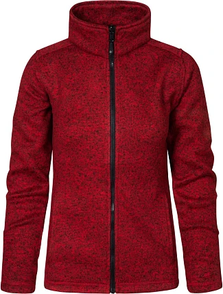 Promodoro 7725 Dámska pletená fleecová bunda 40.7725 heather red Promodoro 7725 Dámska pletená fleecová bunda 40.7725 heather red
