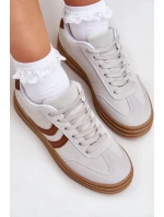 Stylowe Sneakersy Na Platformie Szare Doriwa