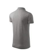 Single J. pánske polo tričko tmavosivé