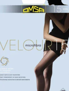 Velúrové pančuchy 15-5